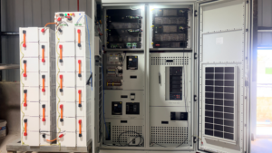 Battery and PCS cabinets for island microgrids