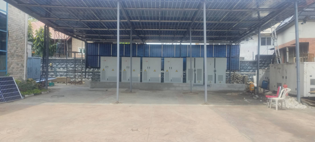 Energy storage equipment for a factory