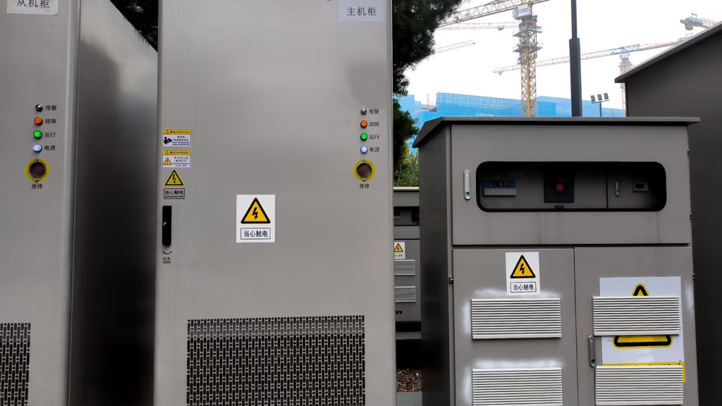 Energy storage cabinets for PV systems